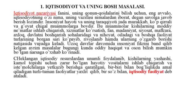 Iqtisodiyot nazariyasi fanining predmeti va bilish uslubi - Image 3