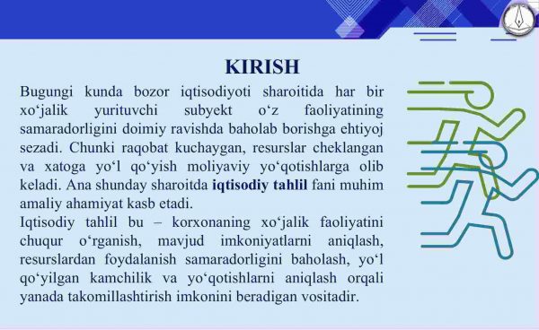 Iqtisodiy tahlil faning metodi va uning o'ziga xos muhim xususiyatlari - Image 3
