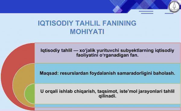Iqtisodiy tahlil faning metodi va uning o'ziga xos muhim xususiyatlari - Image 4