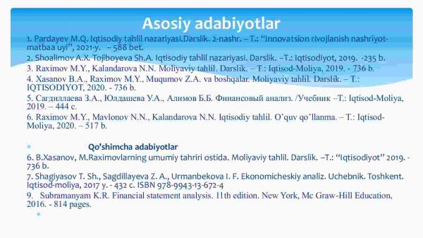 Iqtisodiy tahlilning predmeti, asosiy vazifalari va tamoyillari - Image 3