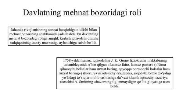 Mehnat bozorida davlatning ish bilan bandlik siyosati - Image 2
