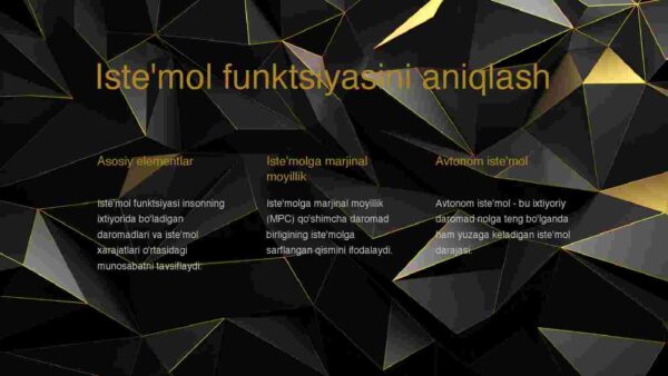 Iste'mol va jamg'arma funktsiyalarini tushunish - Image 2