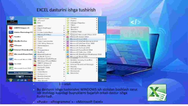 Jadval redaktorlardan iqtisodiy masalalarni echish jarayonida foydalanish - Image 4