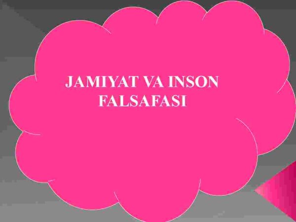 Jamiyat va inson falsafasi