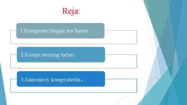 Kompyuter va uning turlari. Zamonaviy kompyuterlar - Image 2