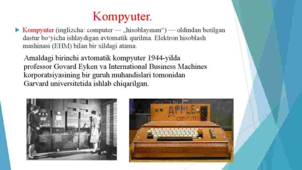 Kompyuter va uning turlari. Zamonaviy kompyuterlar - Image 3