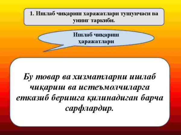 Korxona (firma) xarajatlari va foydasi - Image 3