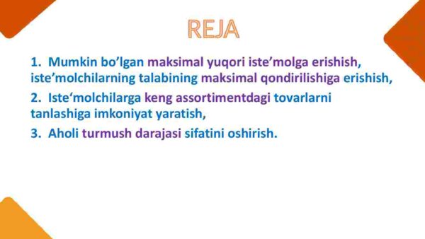 Mahsulot, xizmat ko'rsatish va iste'molchilar haqida tushuncha - Image 2