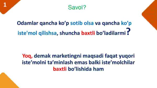 Mahsulot, xizmat ko'rsatish va iste'molchilar haqida tushuncha - Image 3