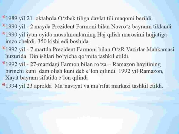 Ma'naviy hayotdagi o'zgarishlar, madaniy taraqqiyot muammolari - Image 4