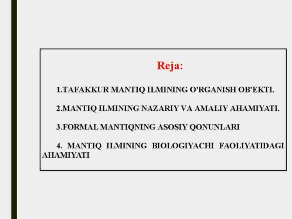 Mantiq bilish nazariyasining tadqiqot obyekti - Image 2