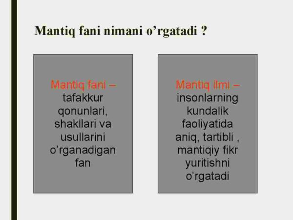 Mantiq bilish nazariyasining tadqiqot obyekti - Image 3