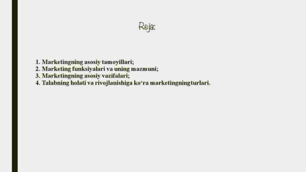 Marketingning funksiyalari, vazifalari va tamoyillari - Image 2