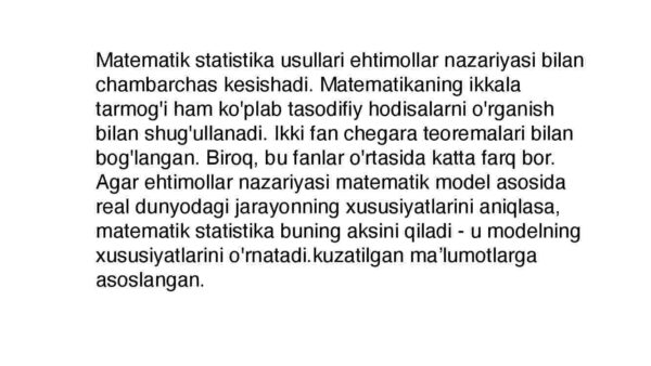 Matematik statistikanning asosiy tushunchalari - Image 3