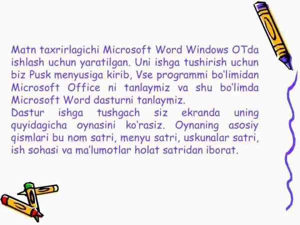 Matn axborotlarini qayta ishlash texnologiyalari - Image 3