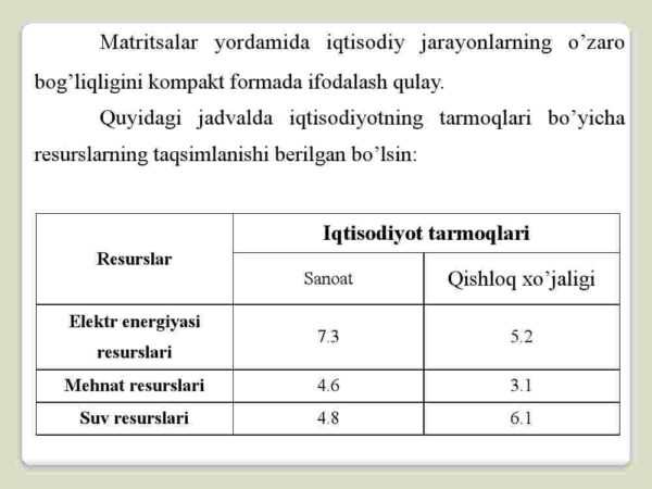  Matritsalar va ular ustida amallar. Determinantlar nazariyasi - Image 3
