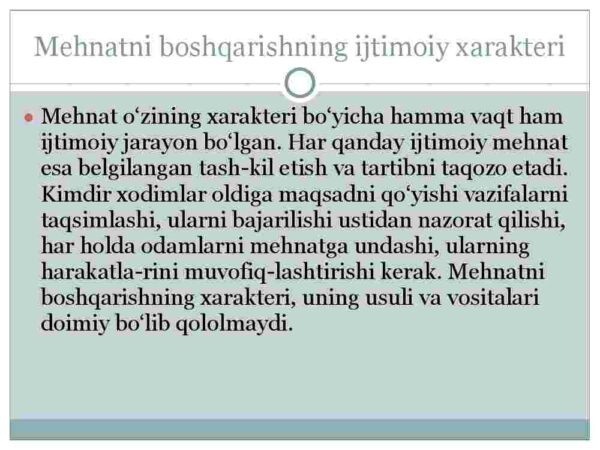 Mehnatni boshqarish usullari - Image 3