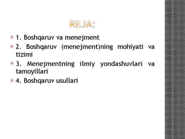 Menejmentning nazariy asoslari - Image 2