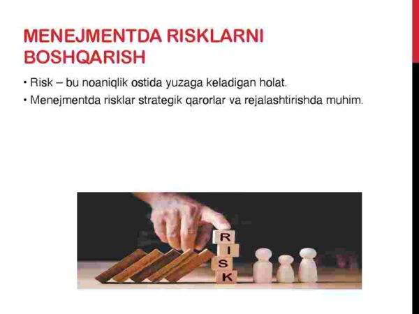 Menejmentda Risklarni boshqarish - Image 2