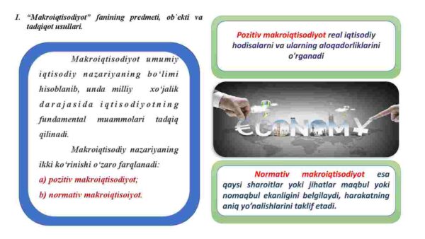 Makroiqtisodiyotga kirish. Asosiy makroiqtisodiy ko'rsatkichlar va ularni hisoblash - Image 3