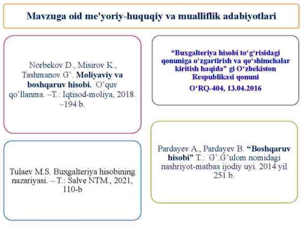 Moliyaviy hisob faniga kirish - Image 4