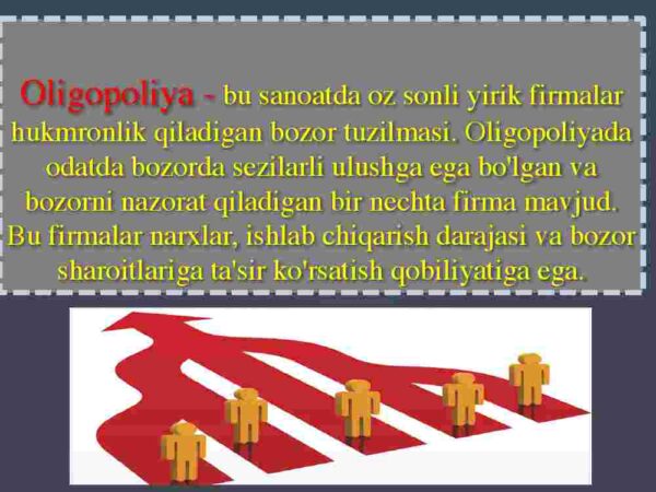 Oligopoliya va Monopolistik raqobat - Image 2