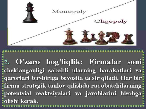 Oligopoliya va Monopolistik raqobat - Image 4
