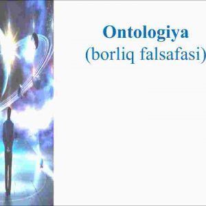Ontologiya  (borliq falsafasi)