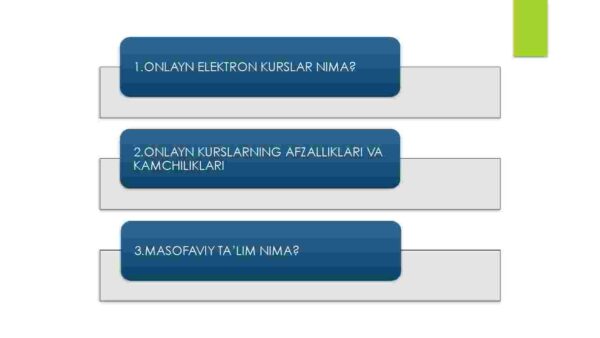 Online elektron kurslarda darslar va ma'lumotlarni olish va o'qish ko'nikmalariga ega bo'lish - Image 2