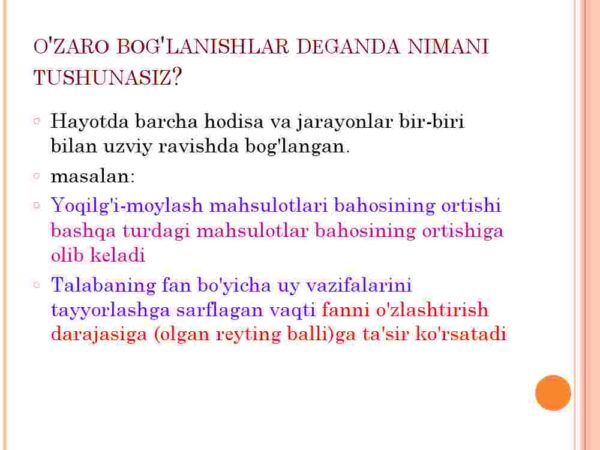 O'zaro bog'lanishlarni statistik o'rganish - Image 3