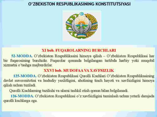 Oʻzbekistonda qurolli kuchlar, ichki ishlar va davlat xavfsizlik, favqulodda vaziyatlar xizmatlari tizimidagi islohotlar - Image 4