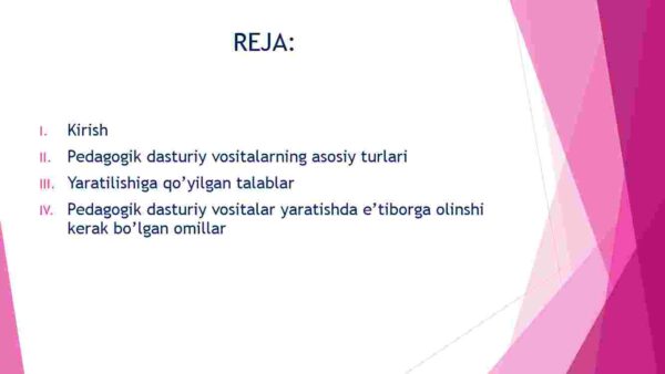 Pedagogik dasturiy vositalarni loyihalash - Image 2