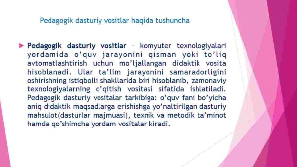 Pedagogik dasturiy vositalarni loyihalash - Image 3