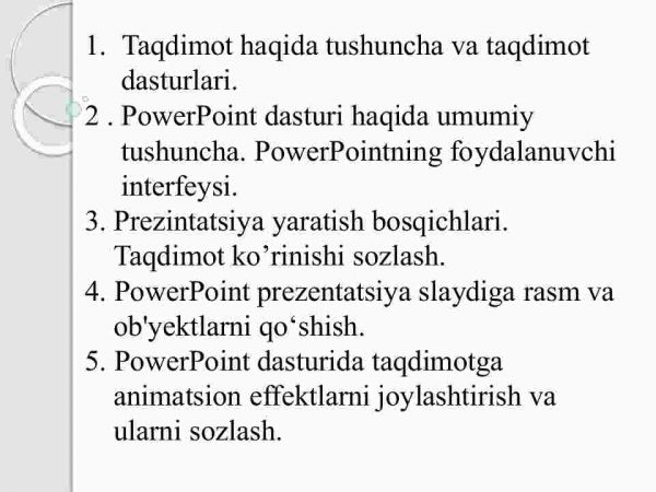 Taqdimotlarni ishlab chiqishning instrumental vositalari - Image 2