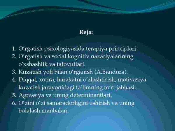 Psixipotologiyada o'zlashtirilmagan va adaptasiyalashmagan reaksiyalar - Image 2