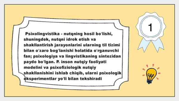 Psixolingvistik metodlarning nutqni tavsiflashdagi o'rni - Image 3