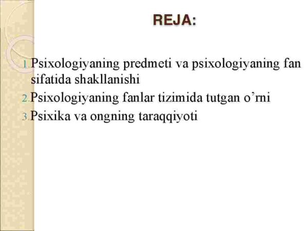 Psixologiya fanining predmeti - Image 2