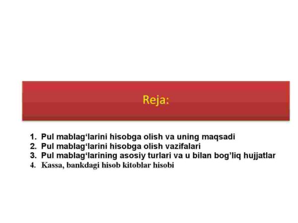 Pul mablag'lari hisobi - Image 2