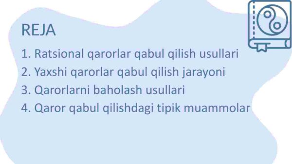 Qarorlarni boshqalar bilan bo'lishish va ularni ergashtirish - Image 2