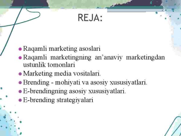 Raqamli marketing va e-brending - Image 2