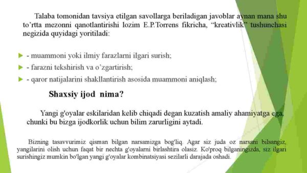 Shaxsiy ijod va ijodiy fikrlash vositalari - Image 4