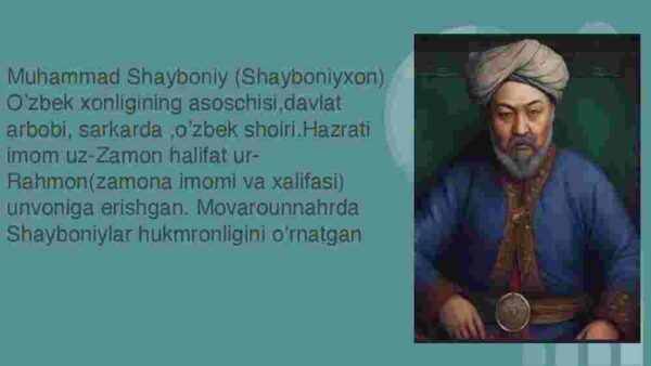 Shayboniyxon hayoti va ijodi Muhammad solih ijodi - Image 3