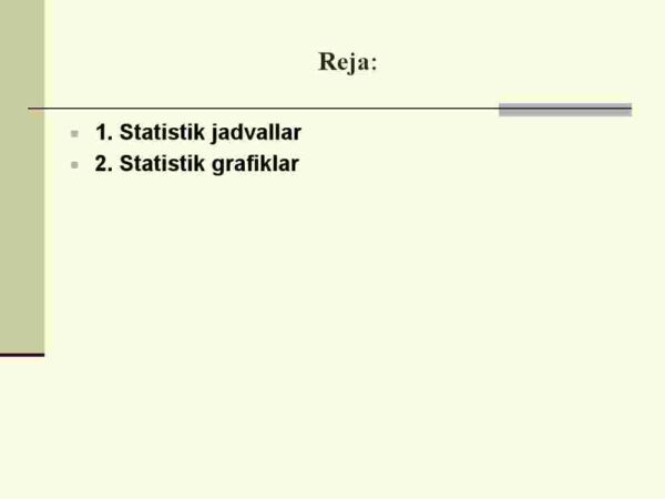 Statistik ma'lumotlarni jadval va grafiklarda tasvirlash - Image 2