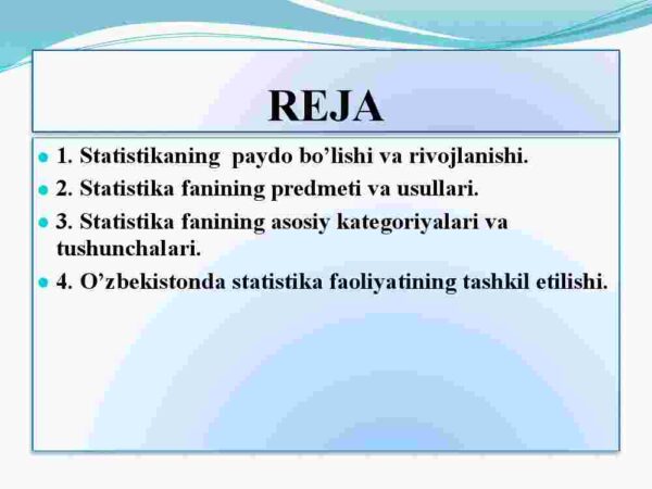 Statistika faniga kirish - Image 2