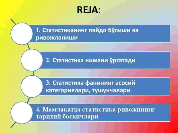 Statistika fanining predmeti va uslubi - Image 2