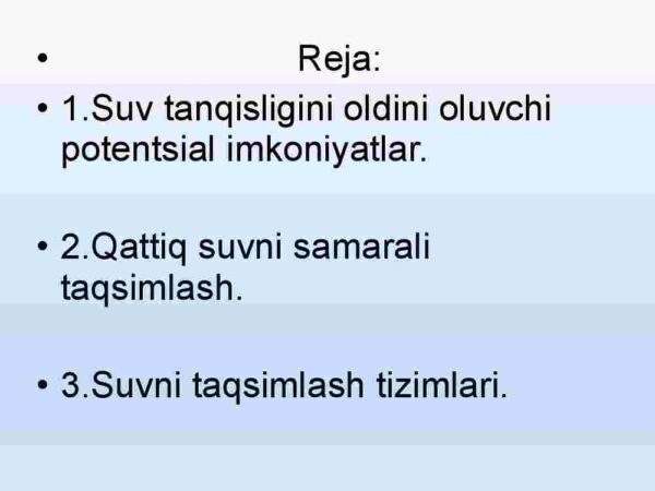 Suv qayta tiklanadigan va zaxira qilinadigan manbalar - Image 2