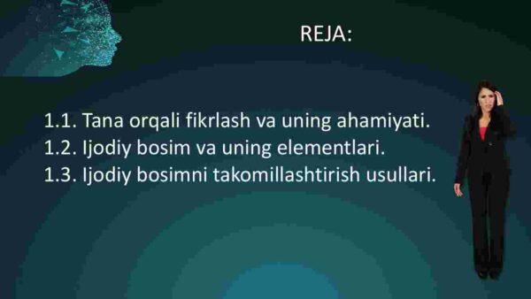 Tana fikrlash. Ijodiy bosim - Image 2