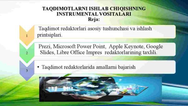 Taqdimotlarni ishlab chiqishning instrumental vositalari - Image 2