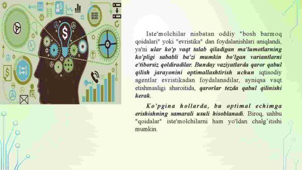 Tavakkalchilik va noaniqliklar sharoitida tanlash - Image 4