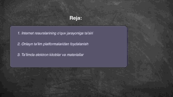 Ta'lim jarayonida internet xizmatlaridan foydalanish - Image 2